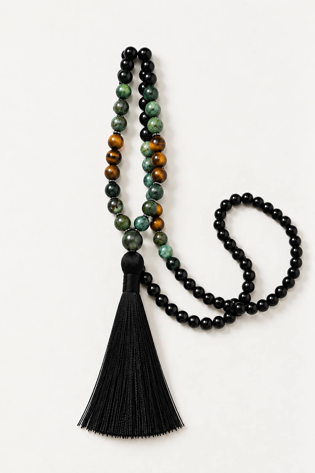 Talisman semi precious gemstone necklace