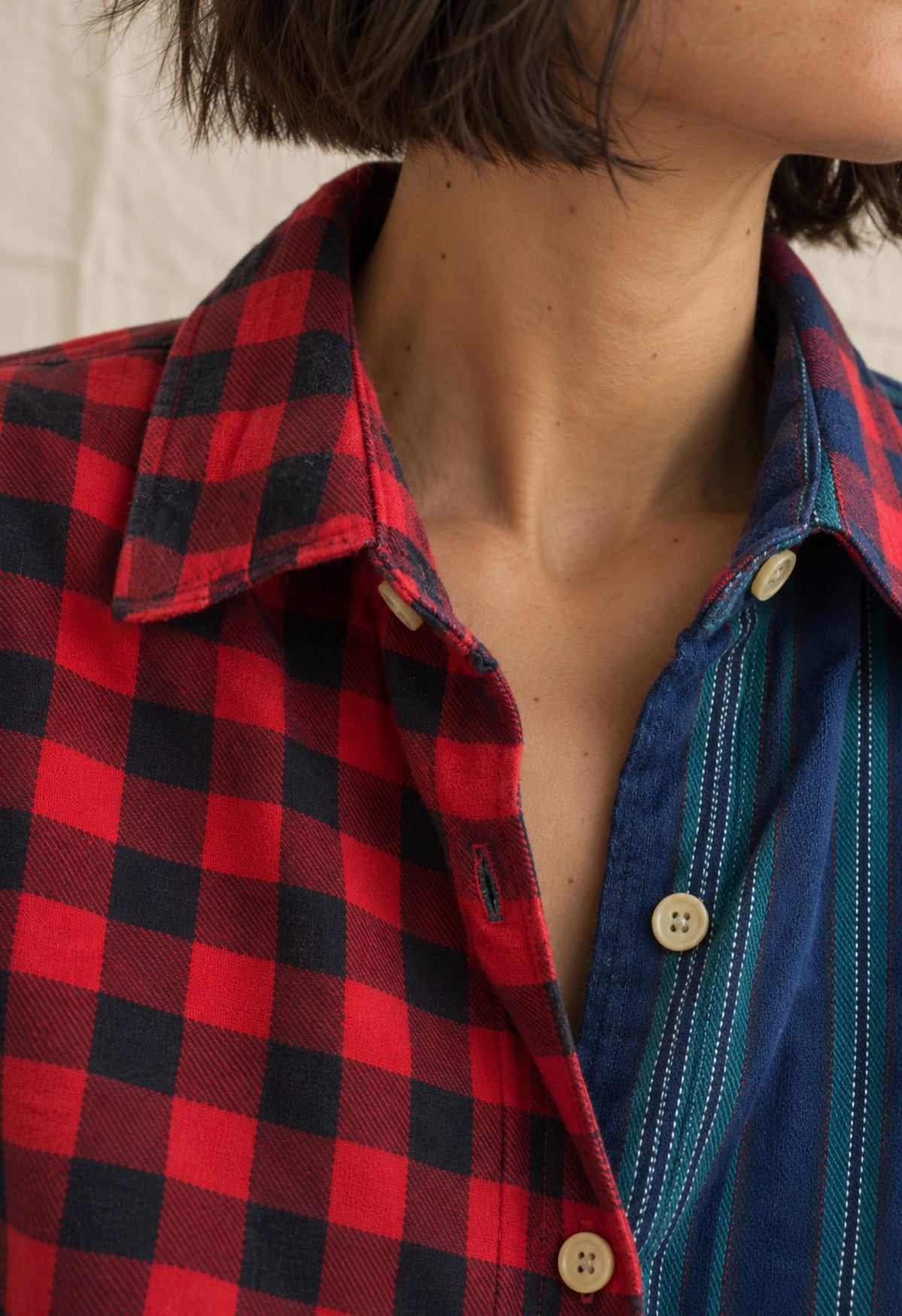 The Ardnamurchan reworked check shirt (S)