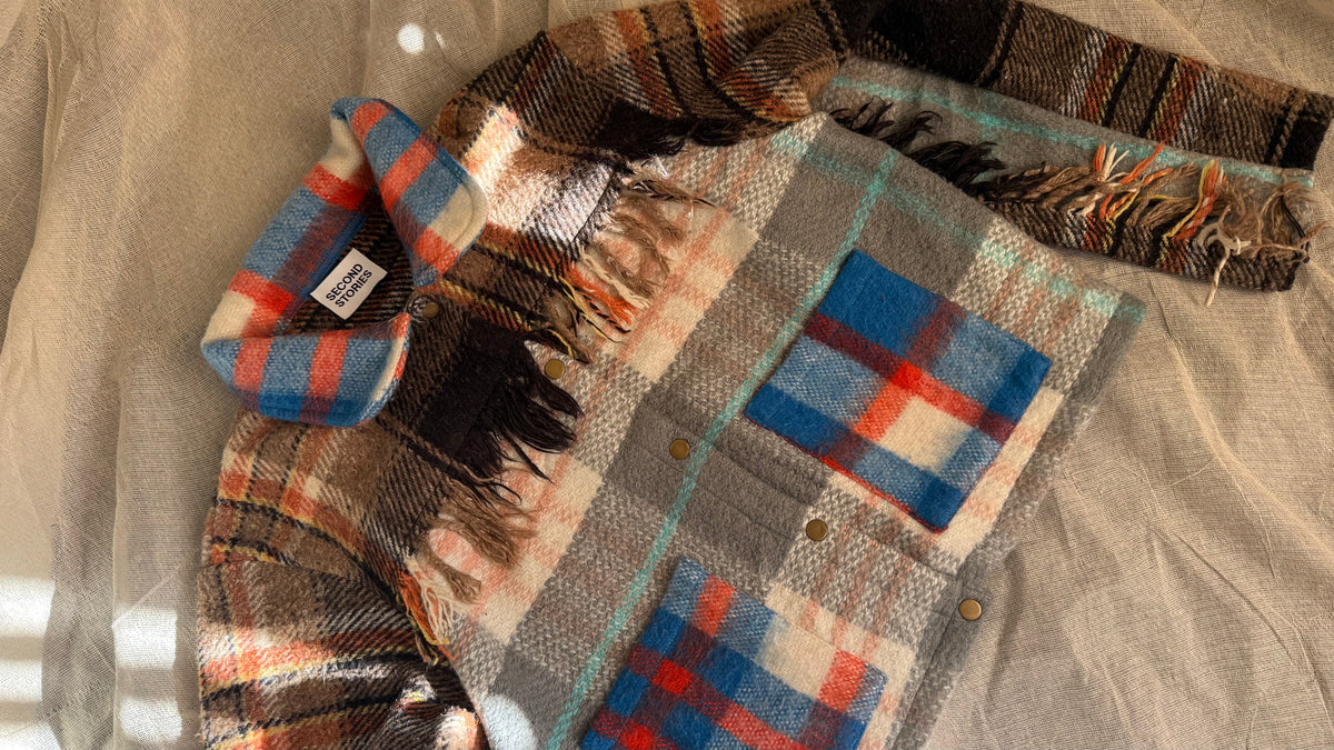 The Kintyre reworked tartan jacket (XL)