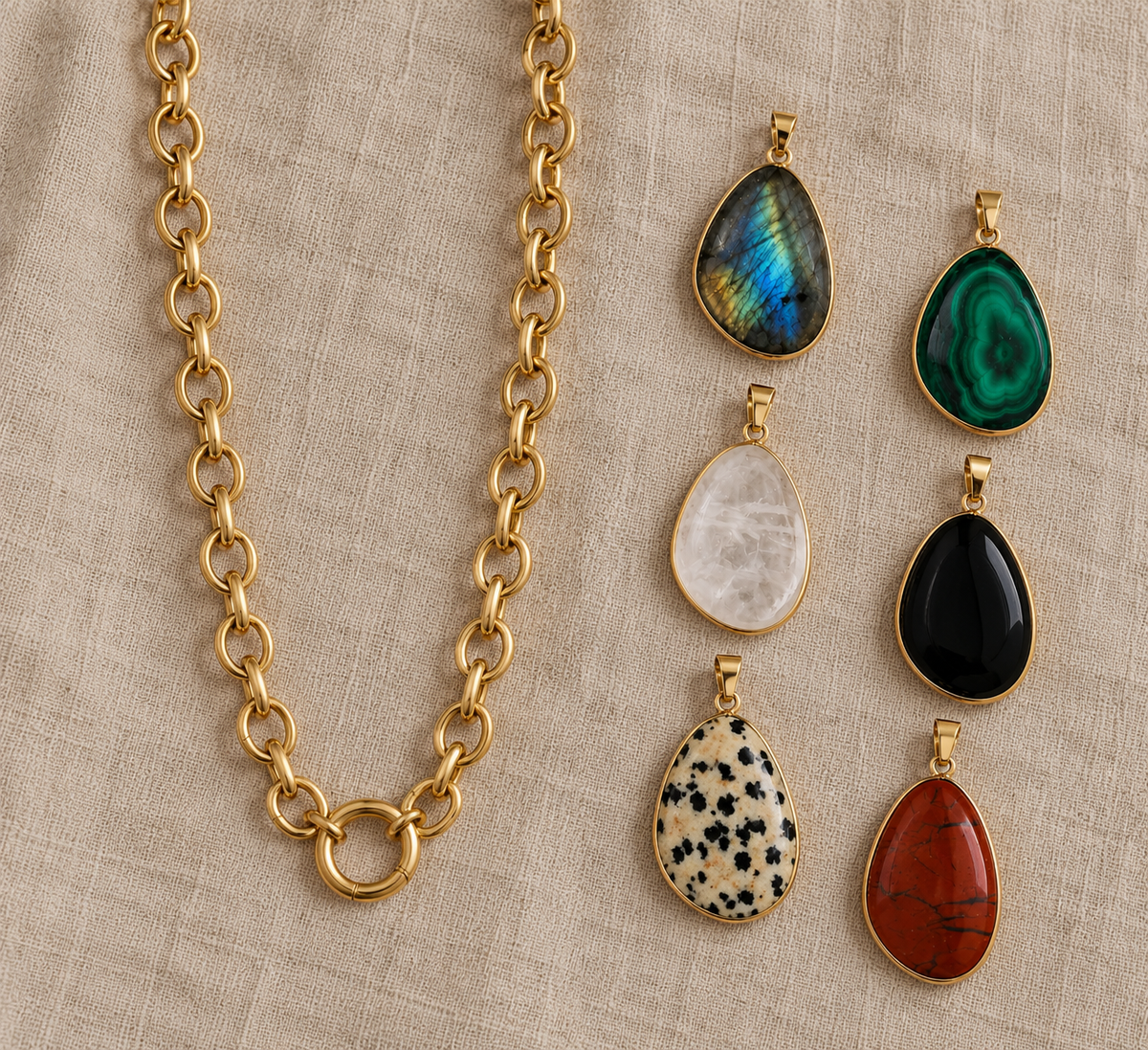 The Amulet x Keepsake necklace | Gold plate