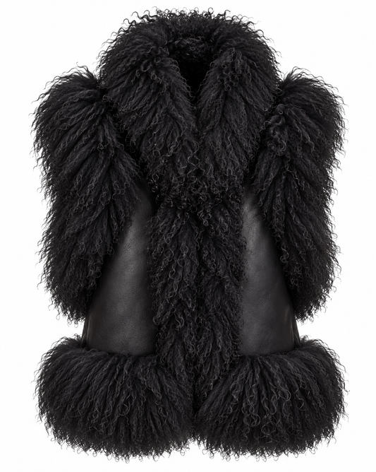 The Jagger Genuine Leather & Sheepskin Waistcoat