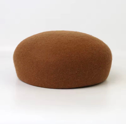 Vintage deadstock structured beret hat