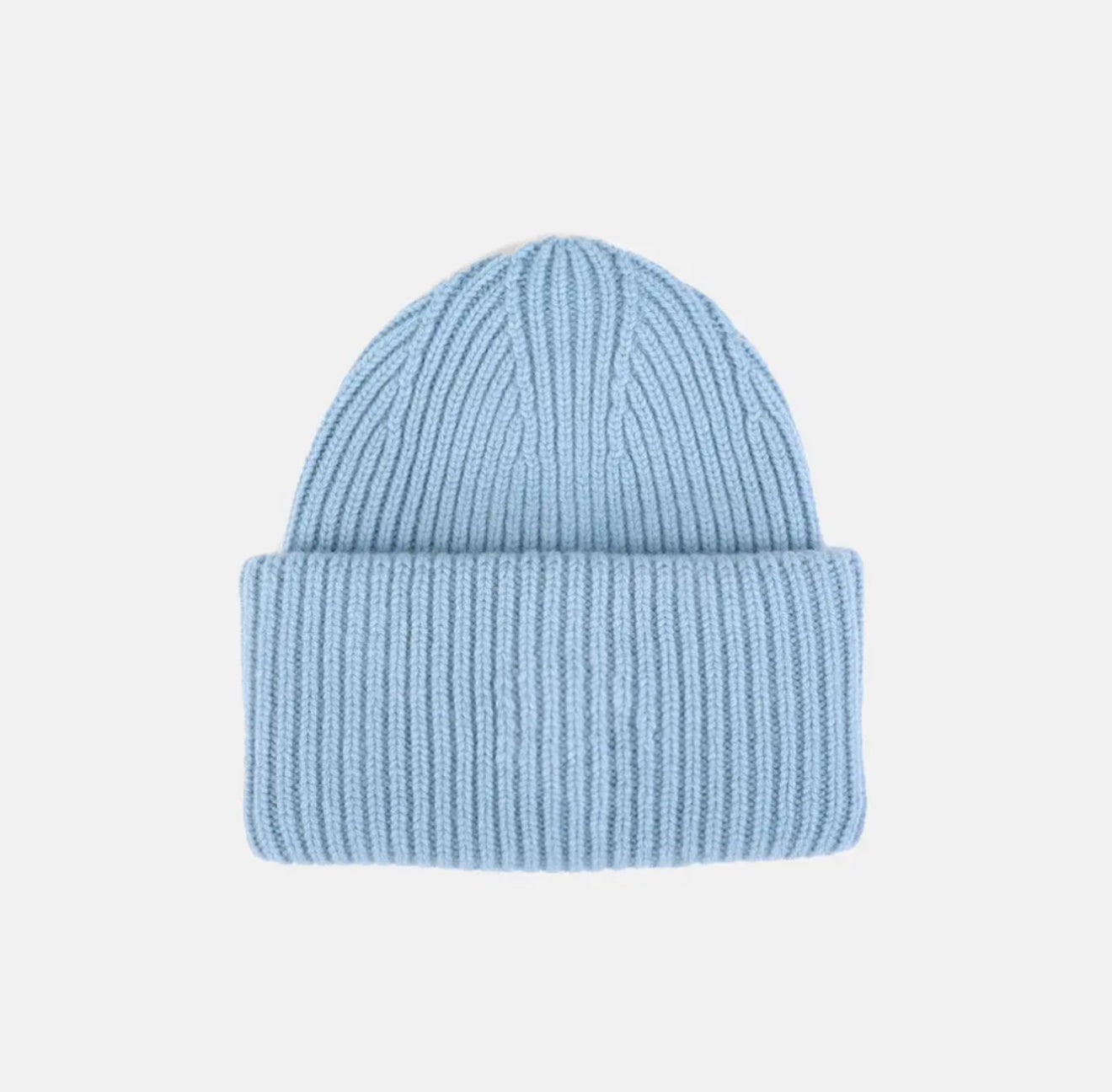 Sky Blue Merino Wool Beanie - Pre-order