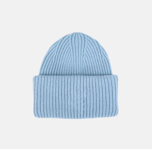 Sky Blue Merino Wool Beanie - Pre-order