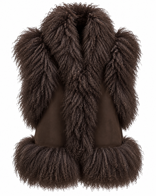 The Jagger Genuine Leather & Sheepskin Waistcoat
