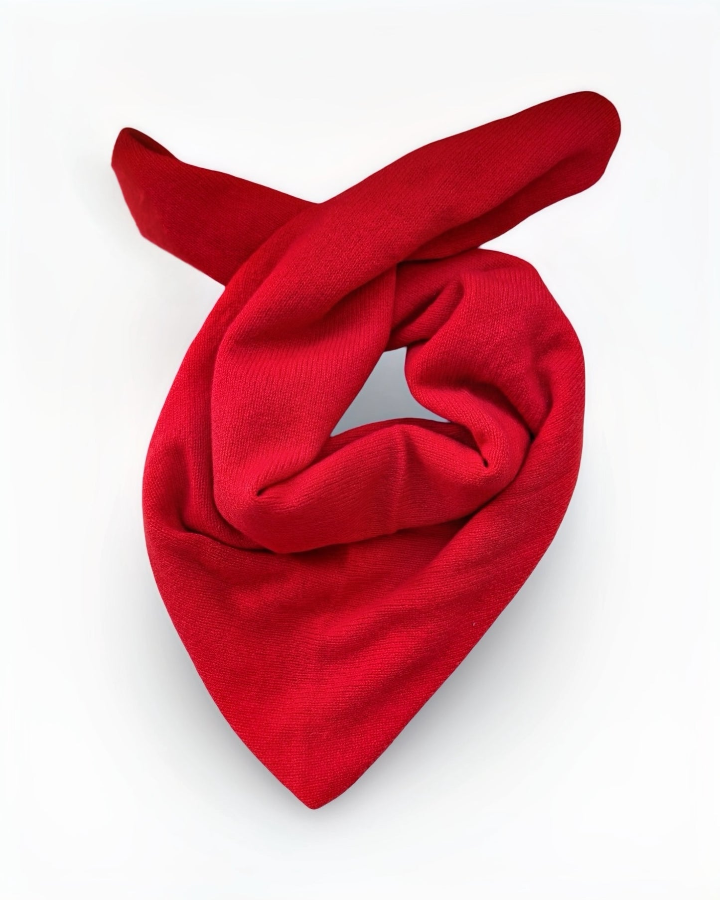 Poppy Red Wee Morven Triangle neckerchief Scarf