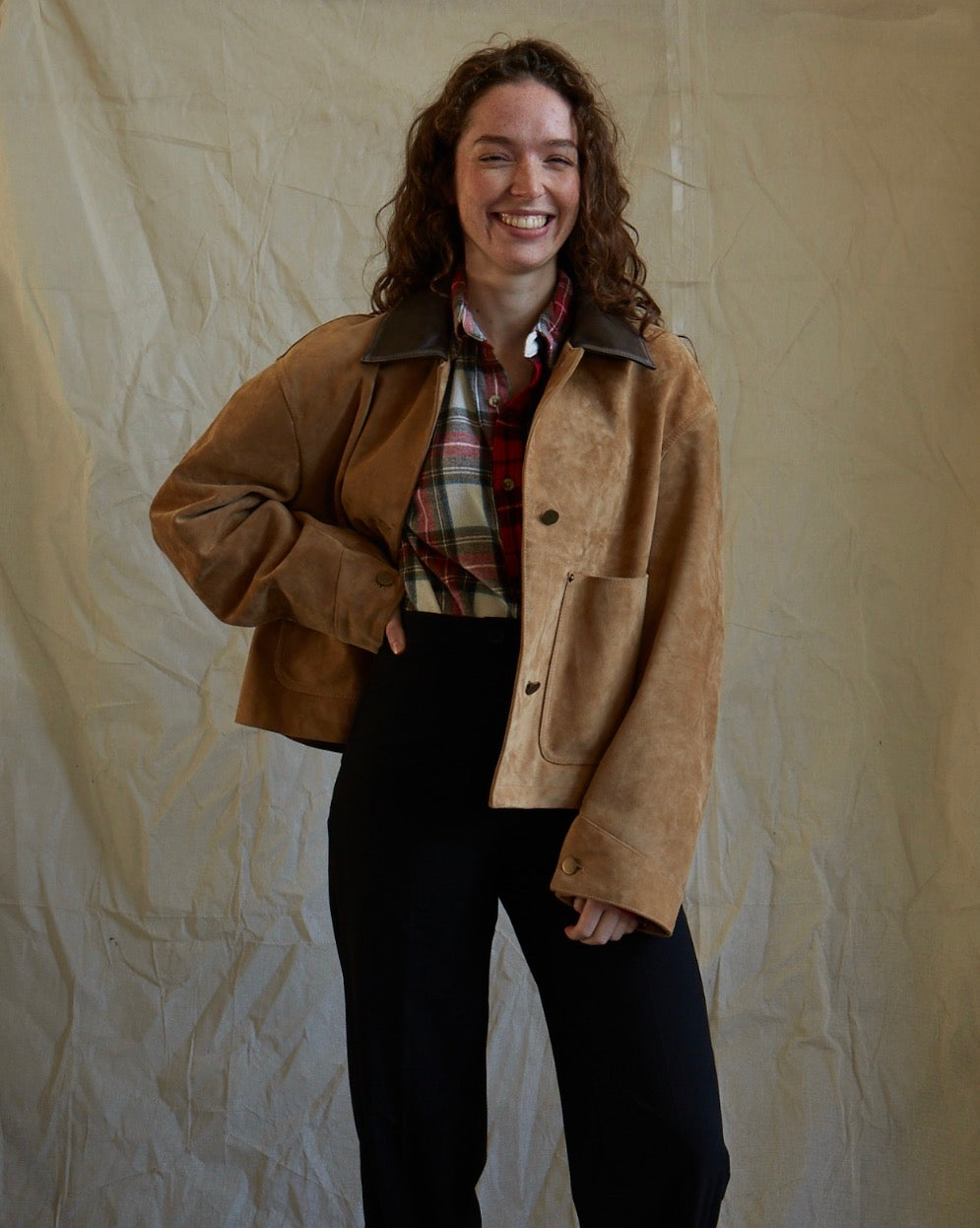 The Marlow reworked check shirt (L)