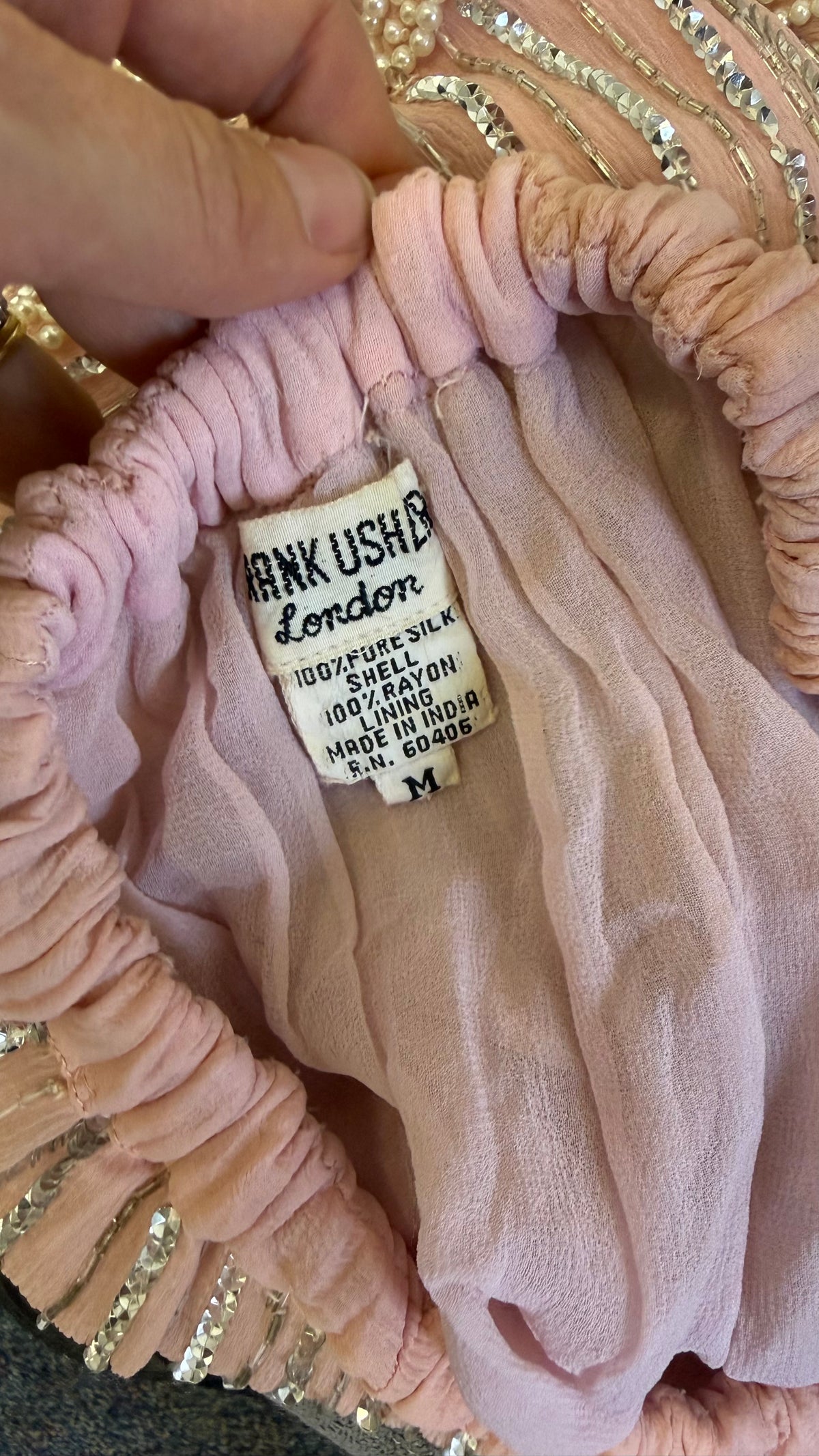 Frank Usher vintage bameaded skirt
