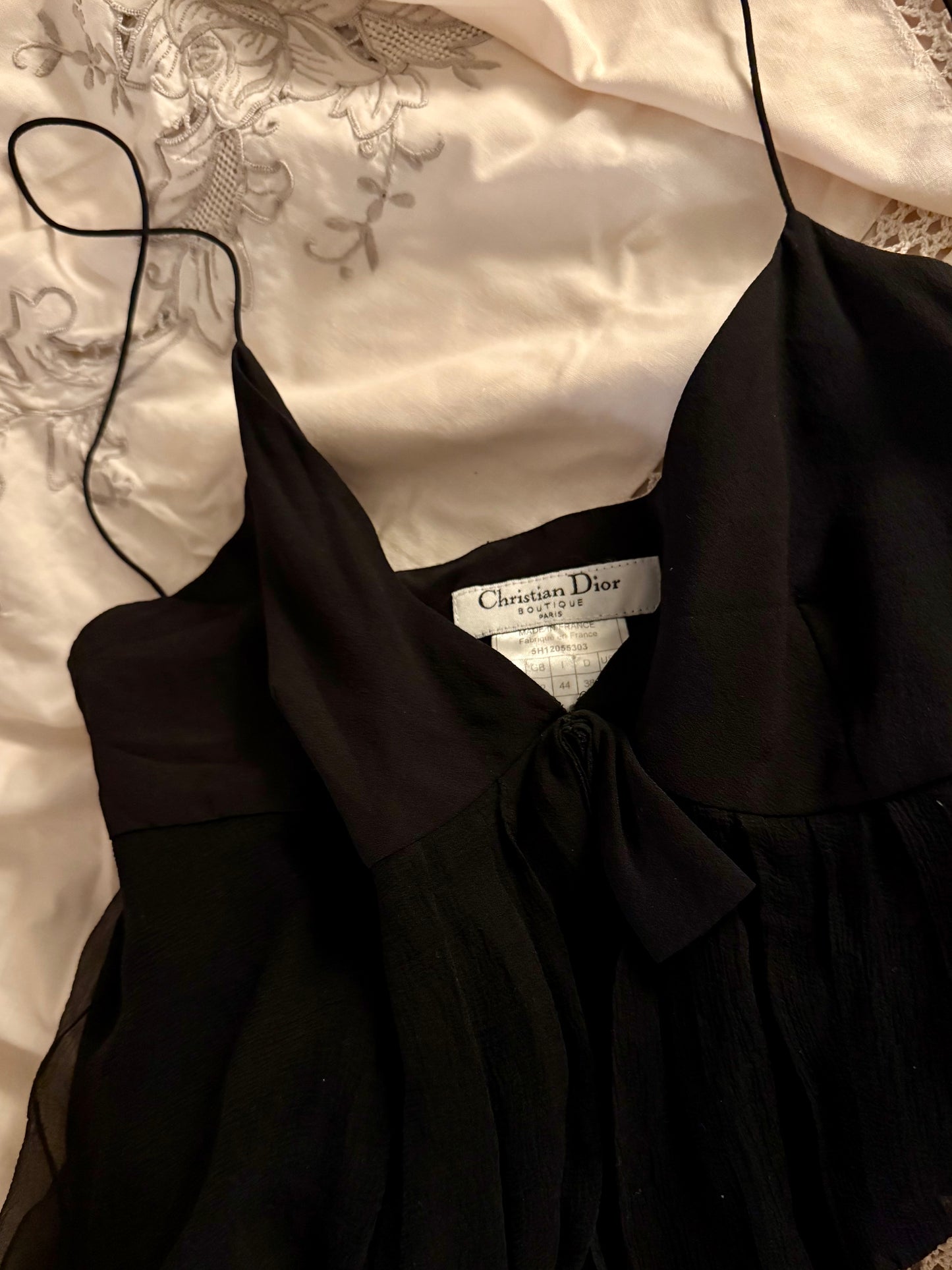 Christian Dior Boutique Silk Cami, Late 1990s