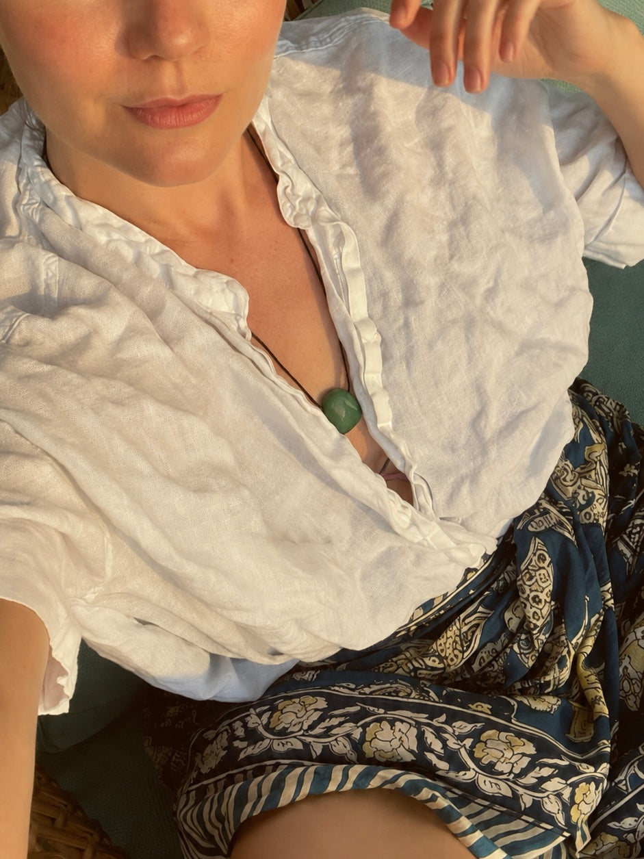 The Verdant pebble necklace