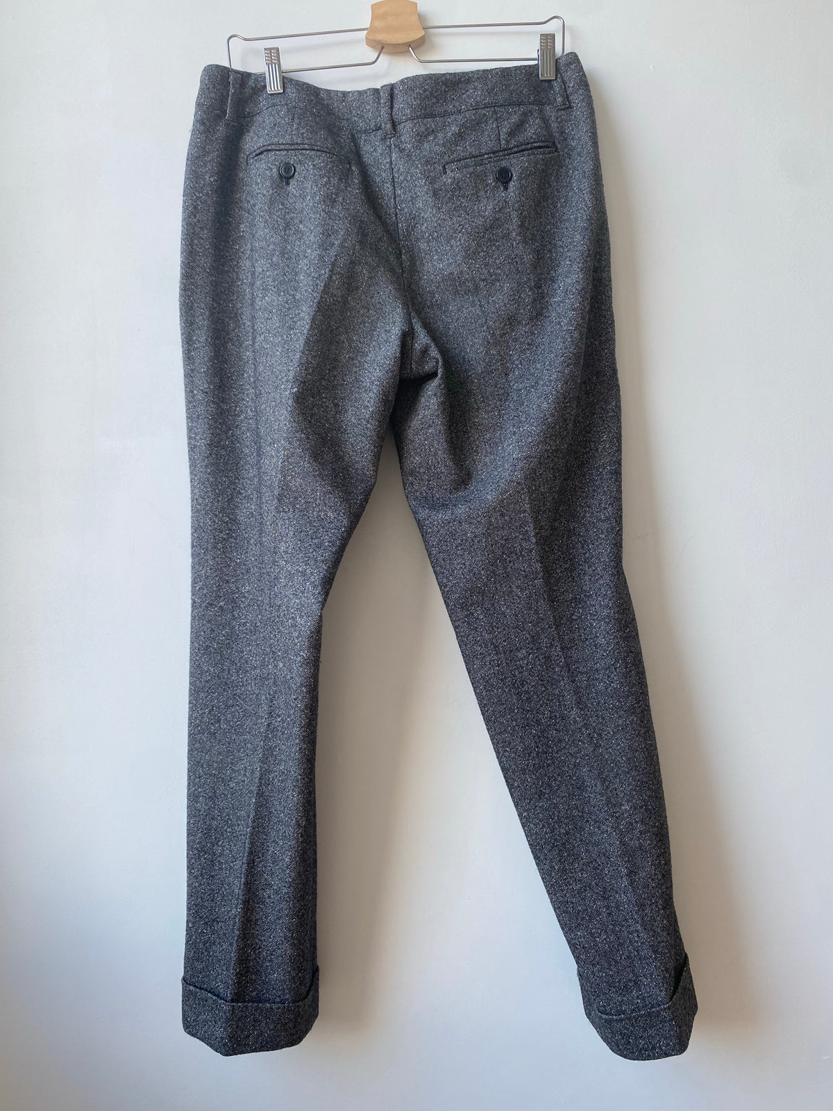 Max Mara tailored wool silk blend 90s trousers