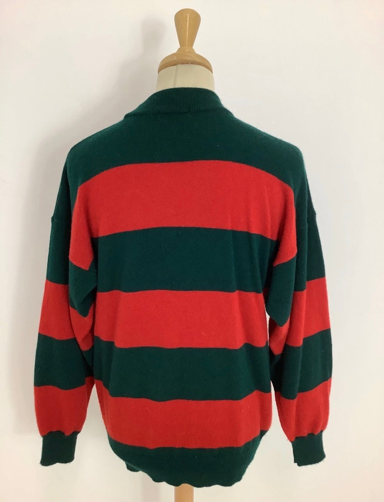 90s lambswool bold stripe jumper