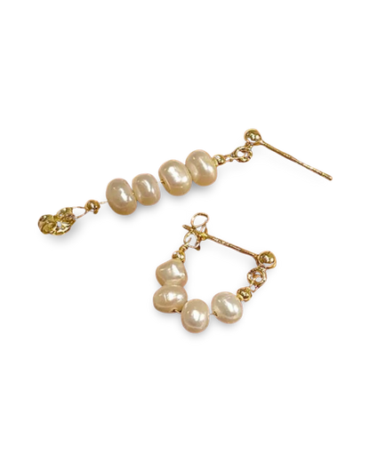 Freshwater Pearl Hoop earrings