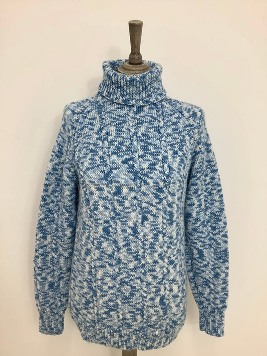 Vintage 1980s hand cable knit jumper