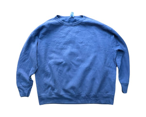 Vintage sweatshirt cornflower blue