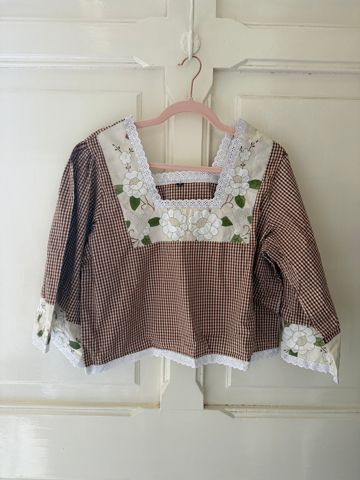 The Cass square neck embroidered size 14