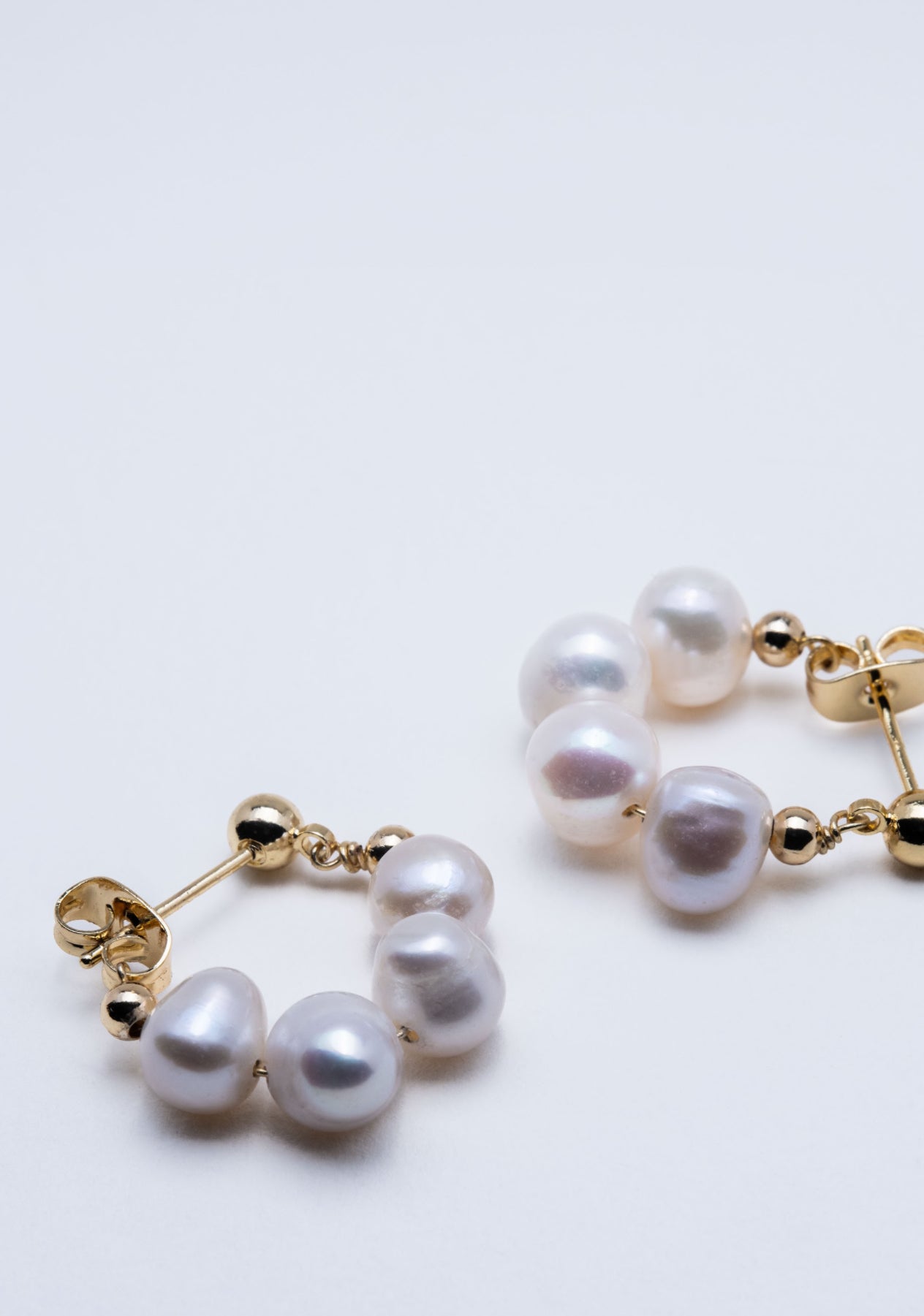 Freshwater Pearl Hoop earrings