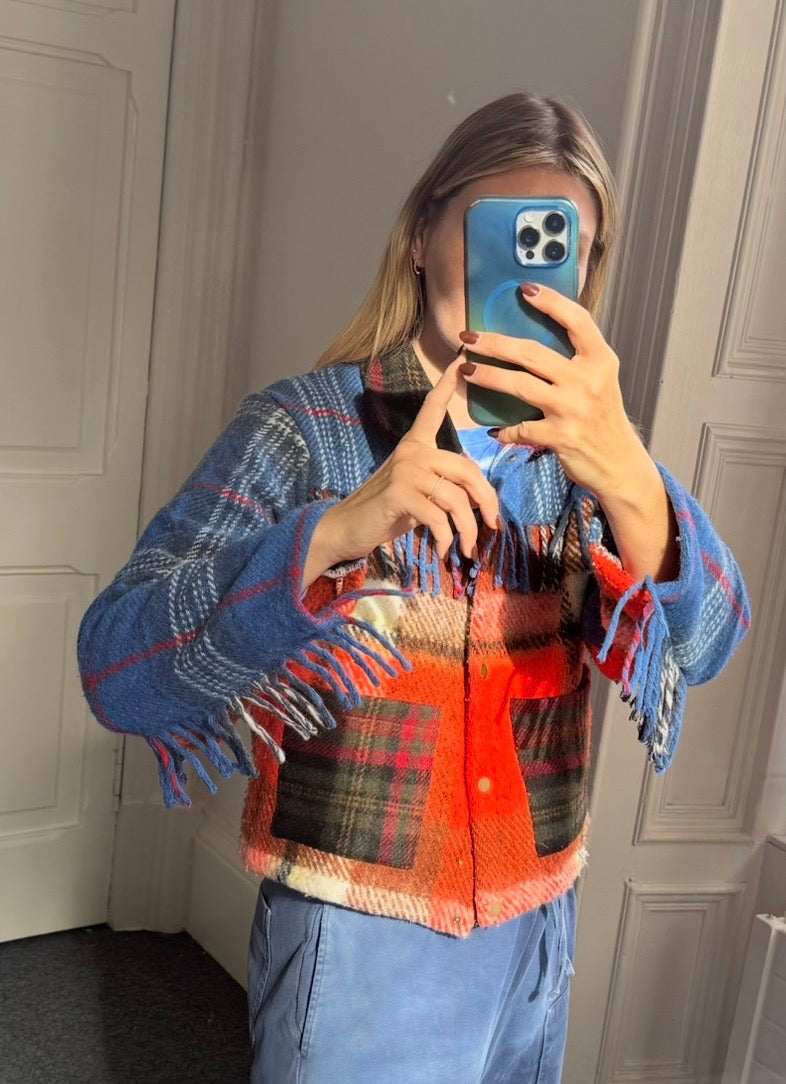 The Dunbar reworked tartan jacket (S)