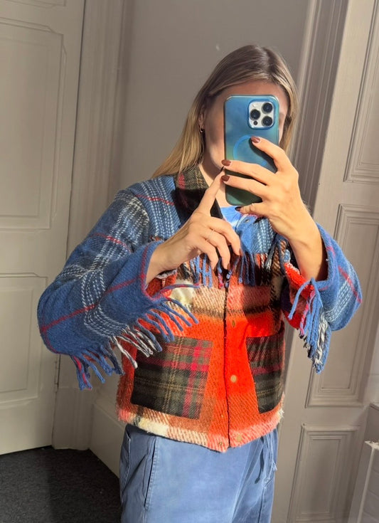The Dunbar reworked tartan jacket (S)