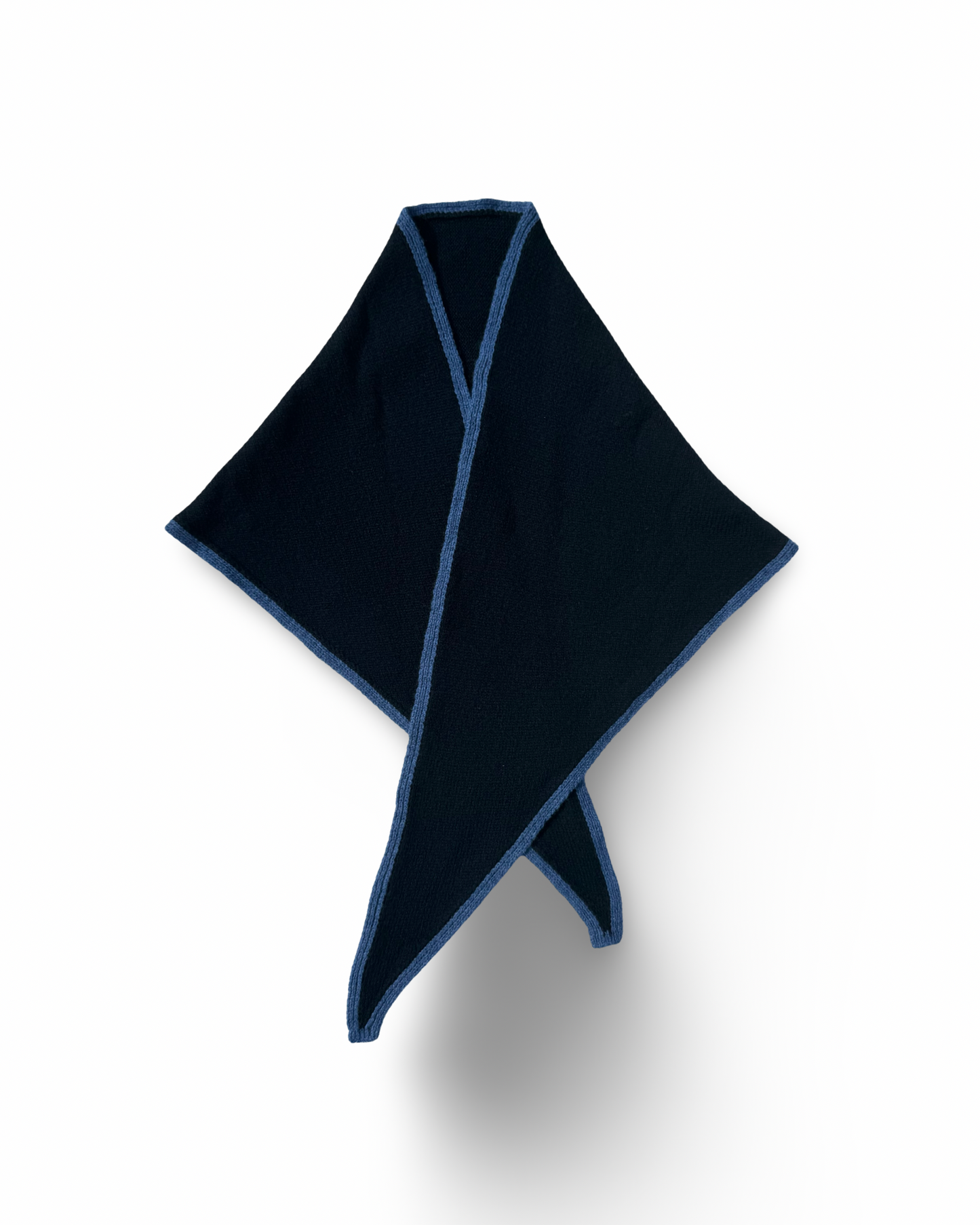 Klein blue ‘Morven’ large Triangle Scarf