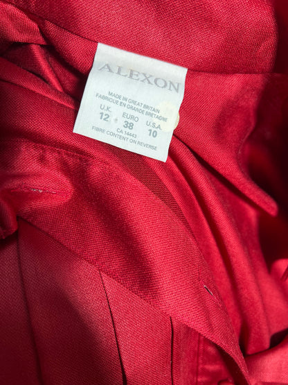 Red Alexon size 12 pleat shirt