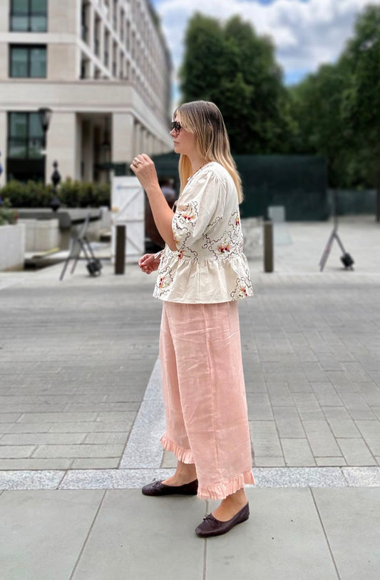 The Fleur cropped trouser