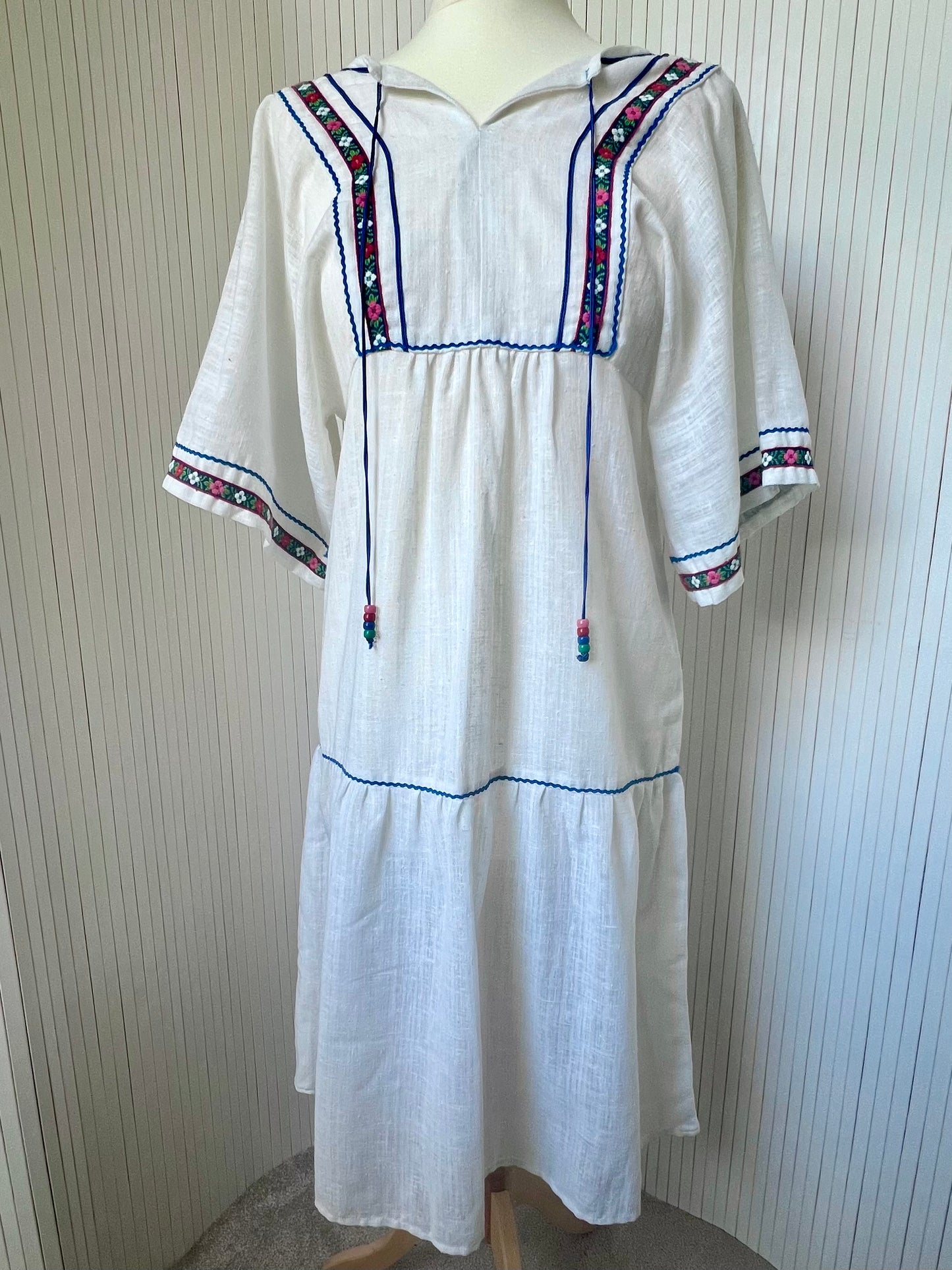 Rare Marion Donaldson 70s cheesecloth dress