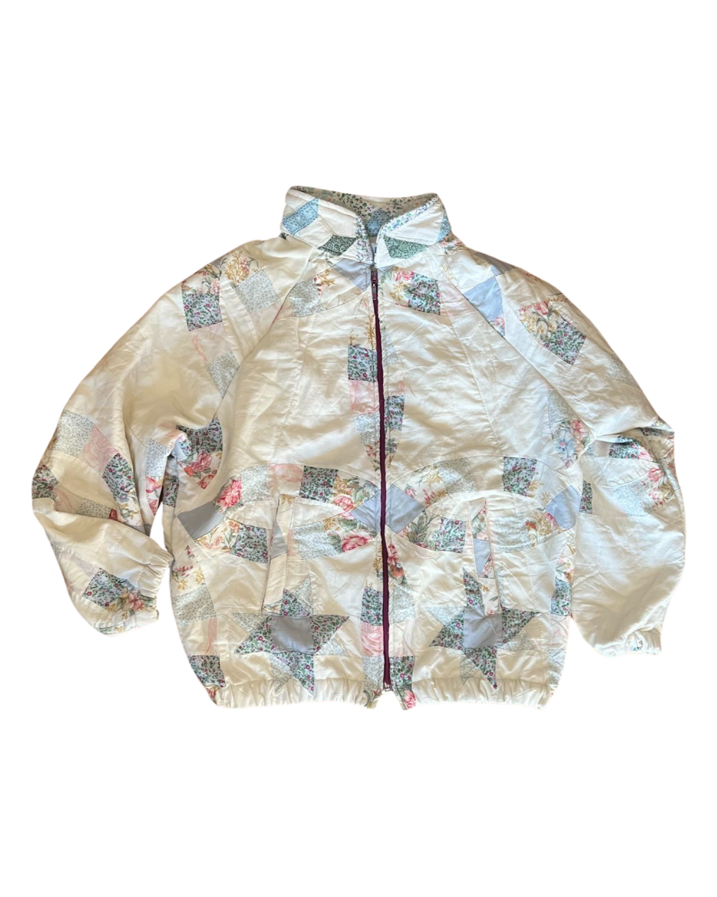 The reworked bomber jacket -  White & Blue