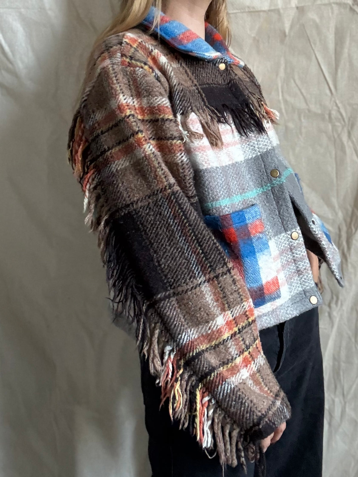 The Kintyre reworked tartan jacket (XL)