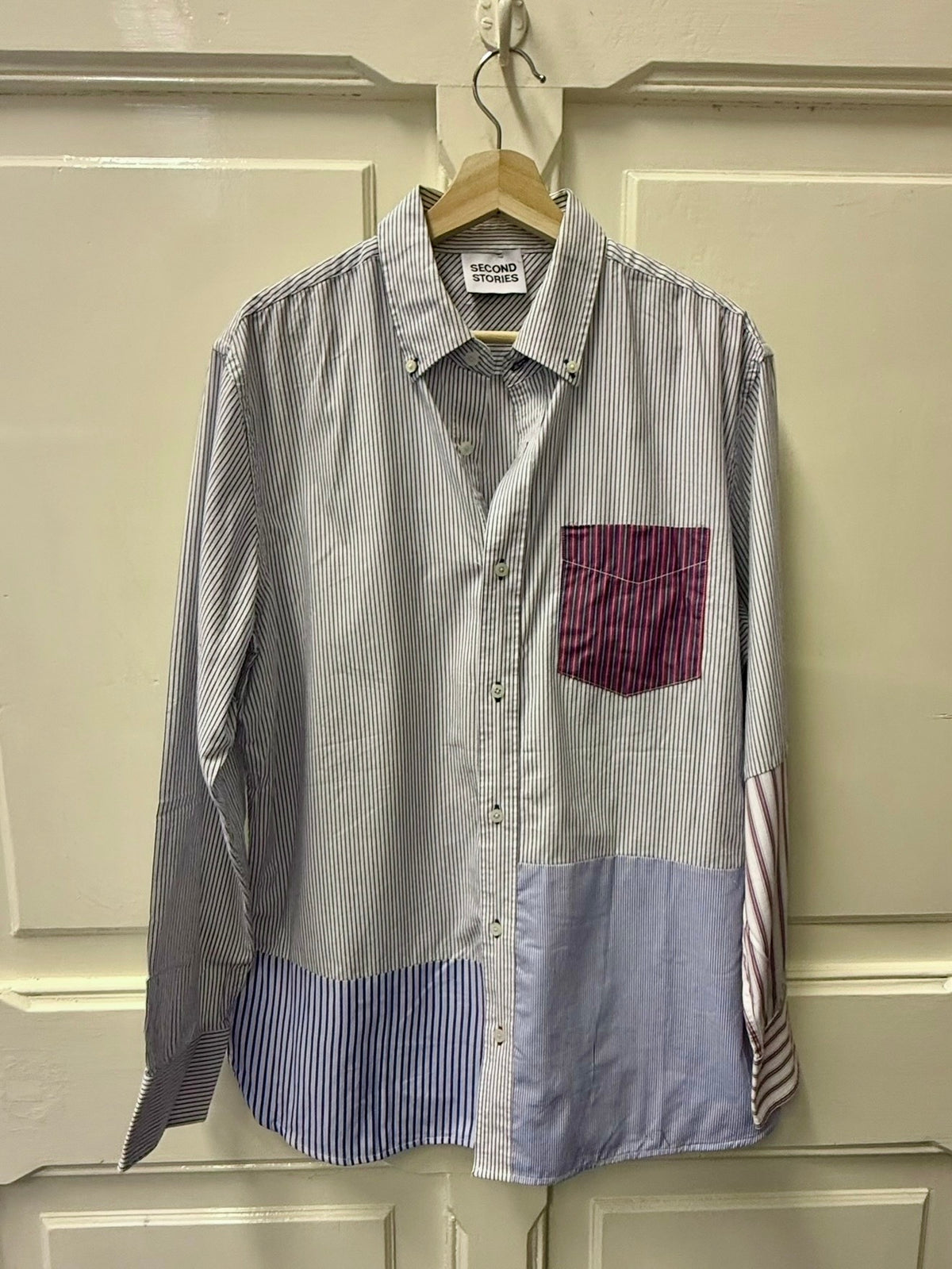 The Bleeker stripe reworked shirt