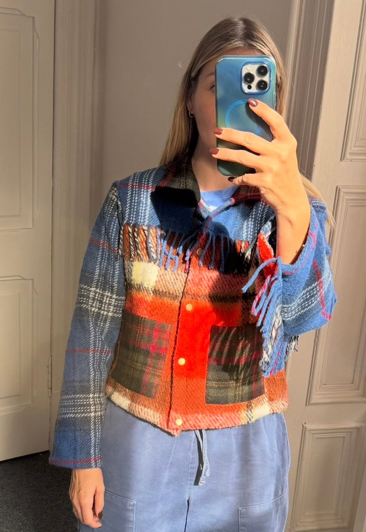 The Dunbar reworked tartan jacket (S)