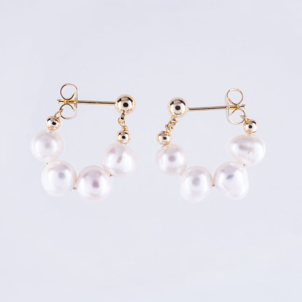 Freshwater Pearl Hoop earrings