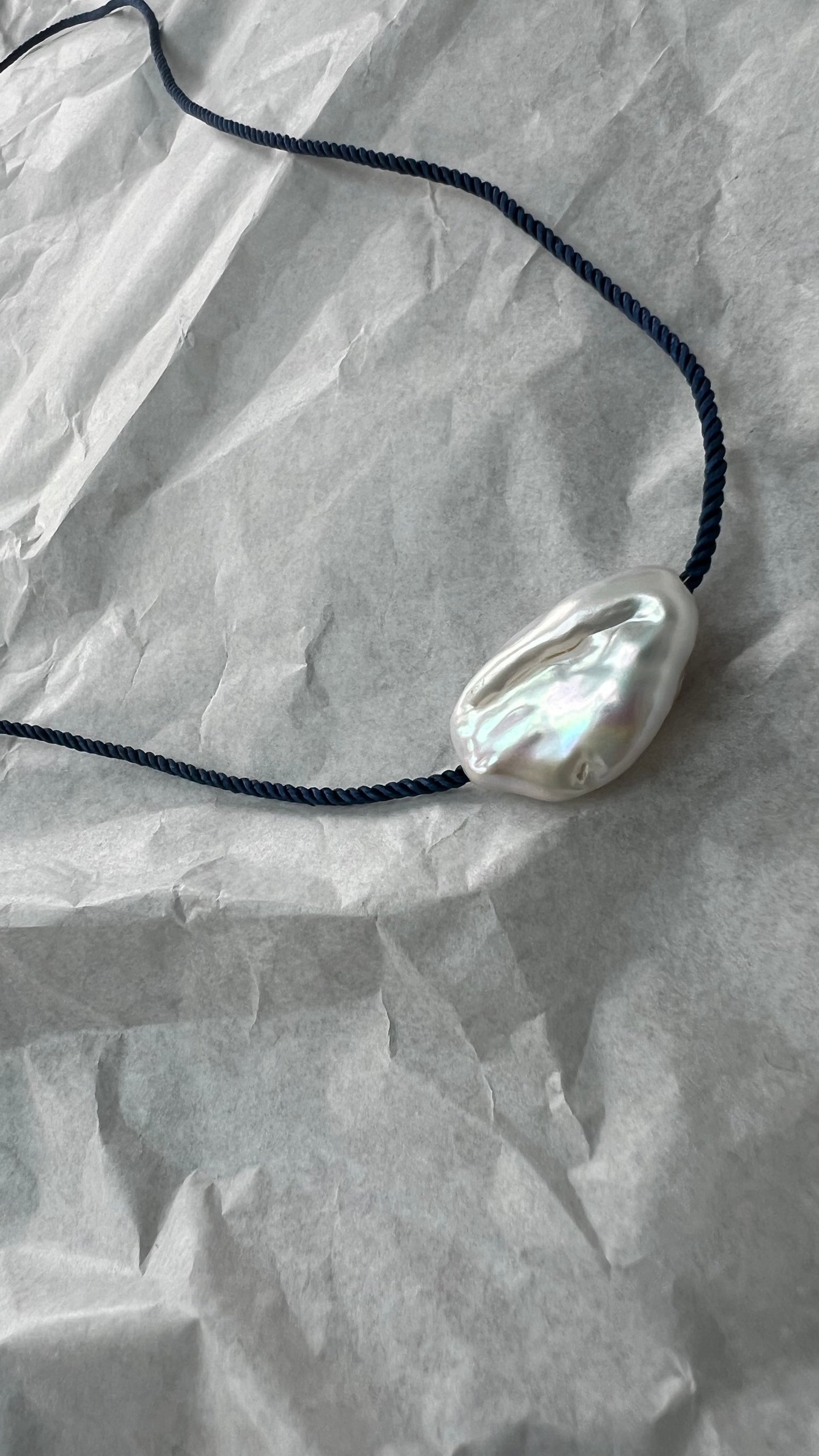 Isobel baroque pearl necklace
