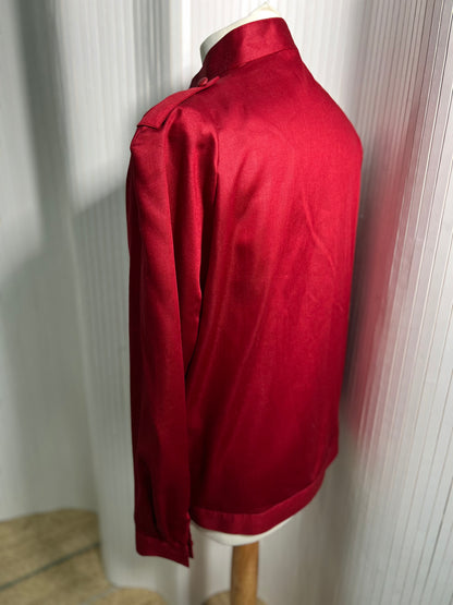 Red Alexon size 12 pleat shirt