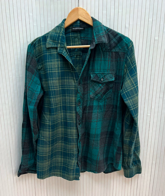 Forest Green reworked shirt size M