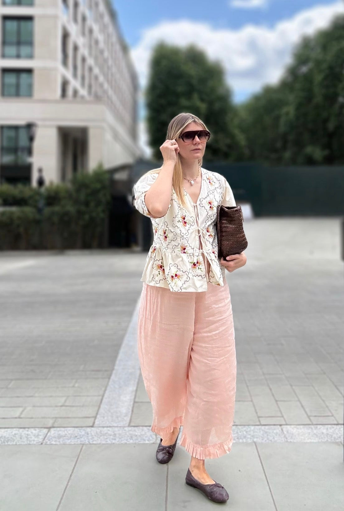 The Fleur cropped trouser