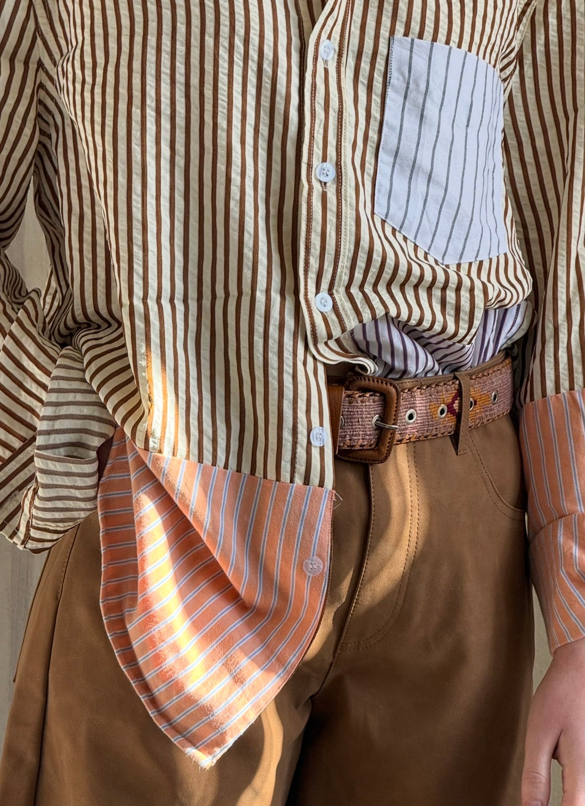 The Portobello stripe reworked shirt