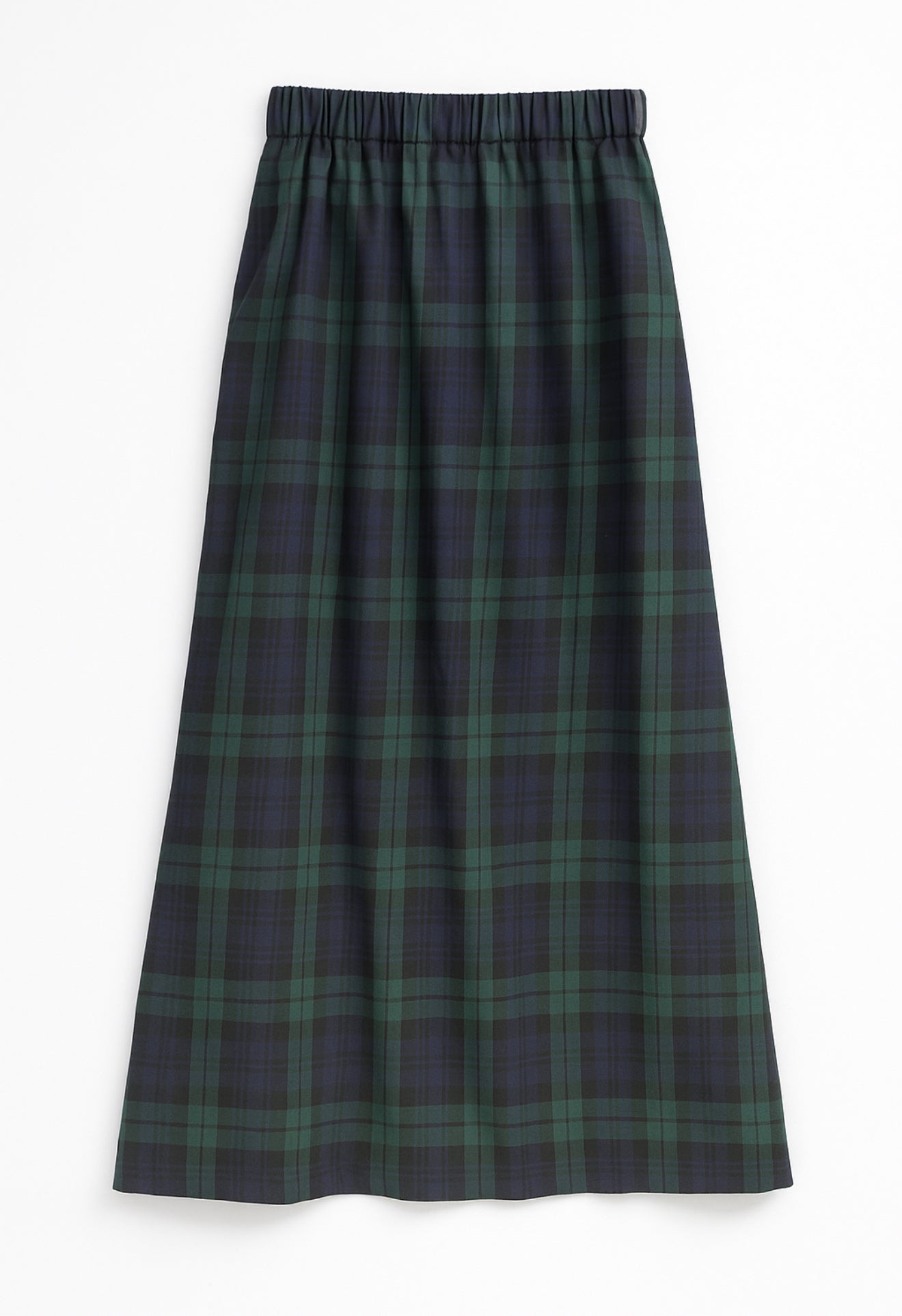 The Zadie Skirt in Black Watch Tartan