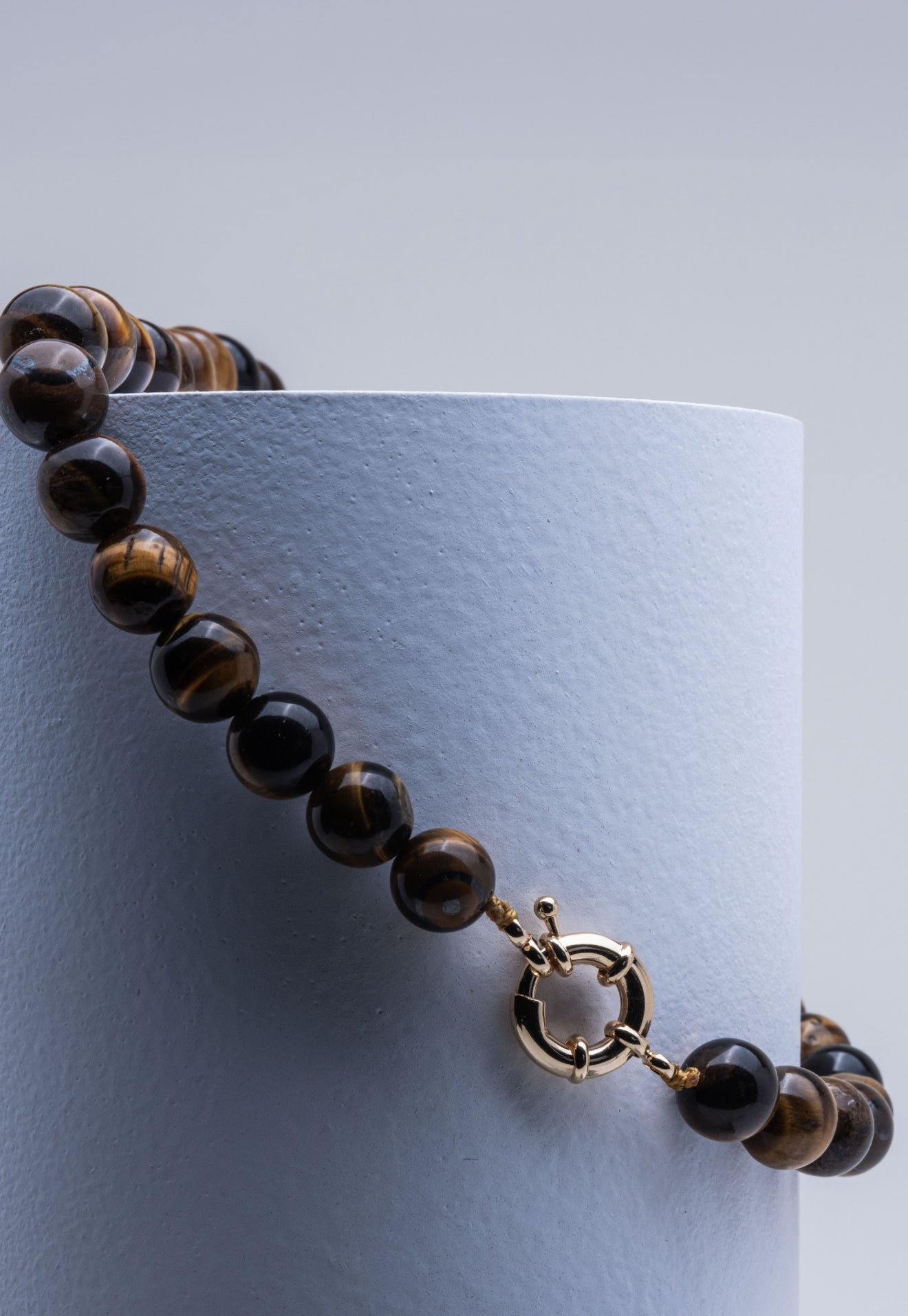 Back in stock - Polished Tiger’s eye  'Betty' Necklace