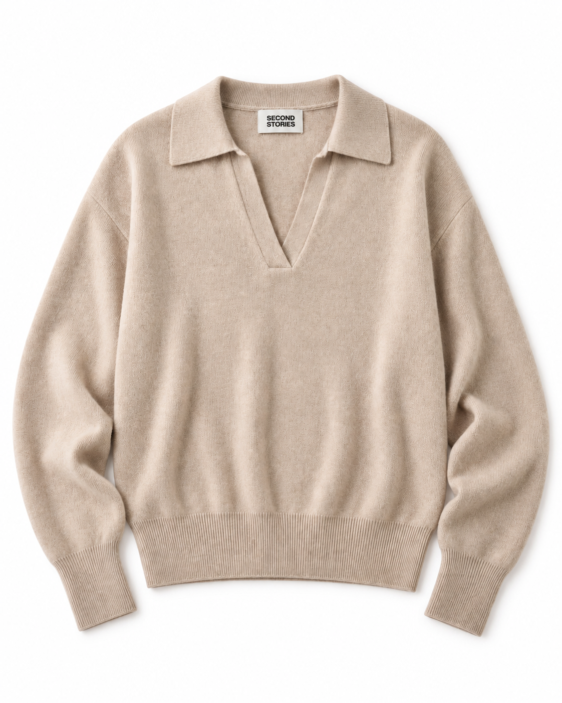 Billie 100% Cashmere Collared Jumper