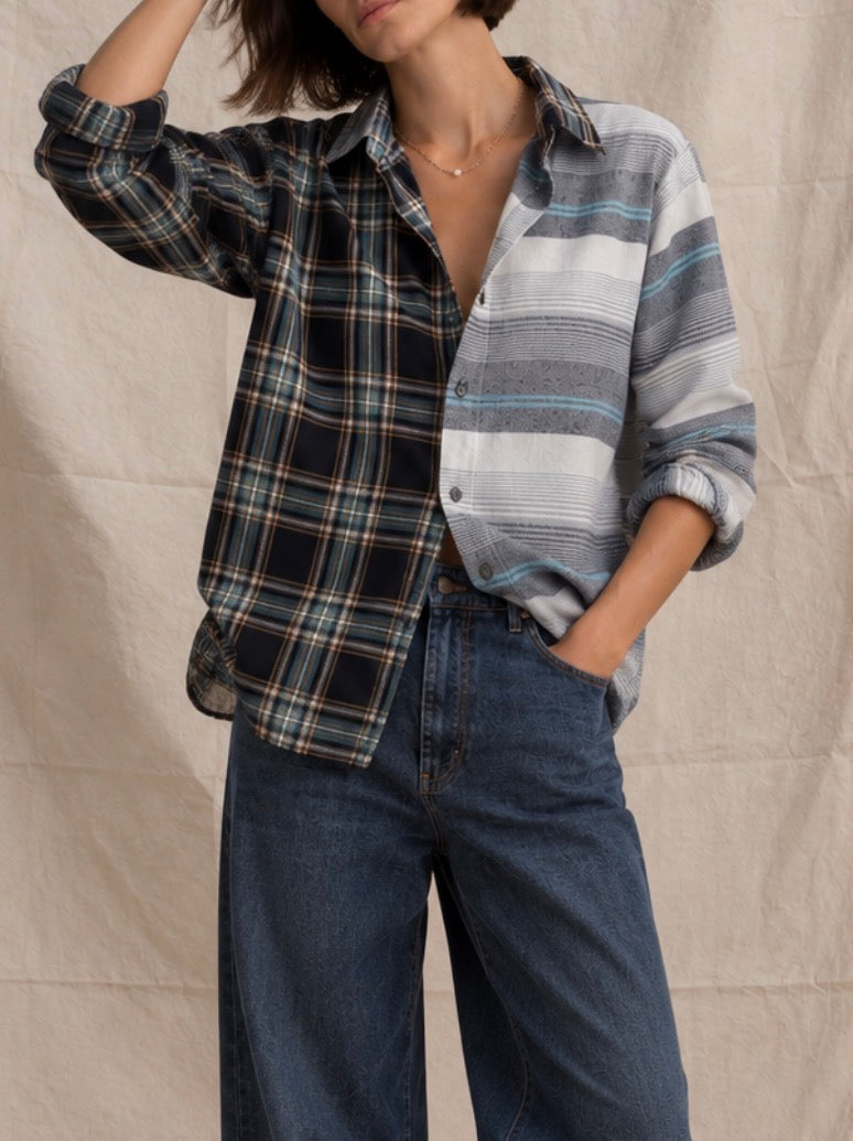 The Stillwater reworked check shirt (S)
