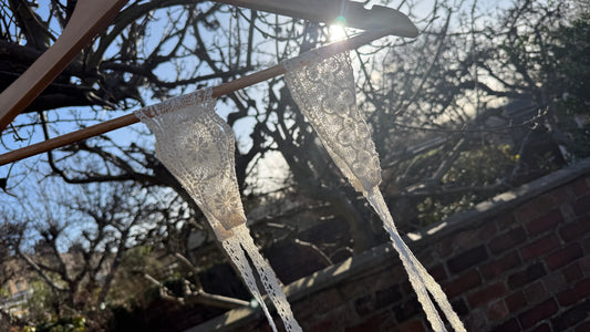 Vintage lace headband