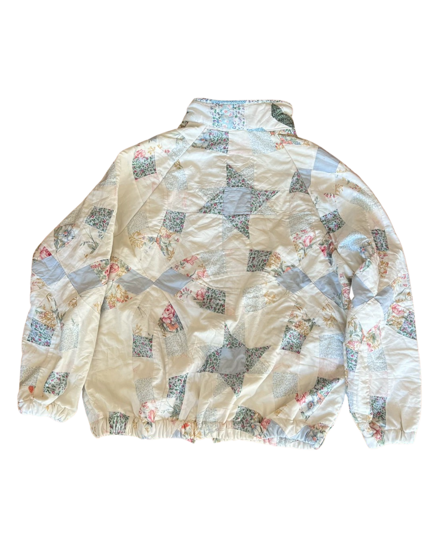 The reworked bomber jacket -  White & Blue