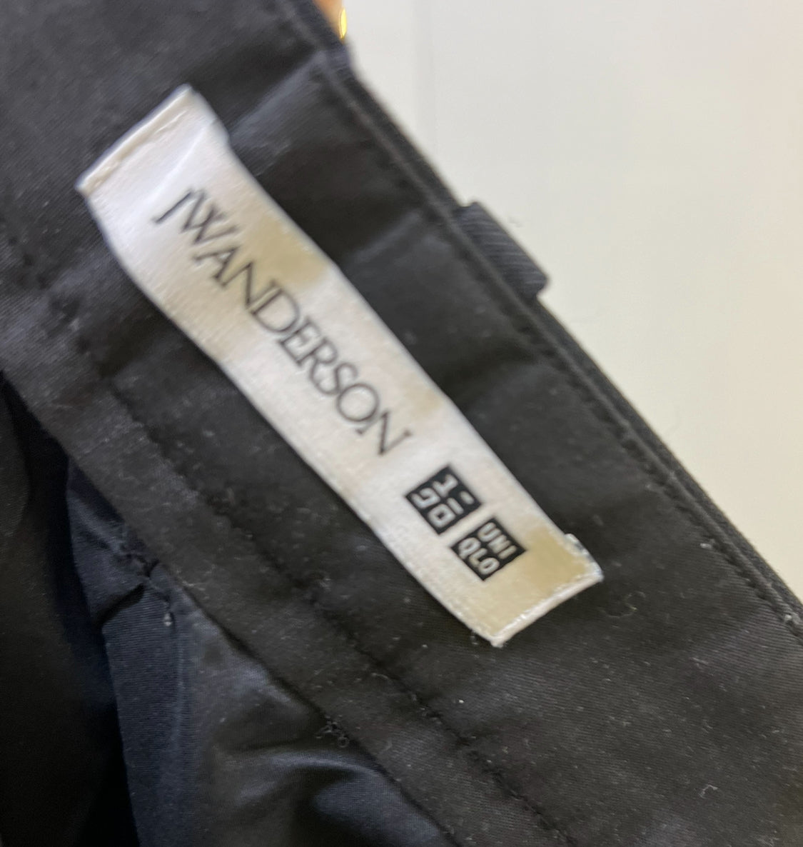 JW ANDERSON x Uniqlo black wool blend high waist trousers