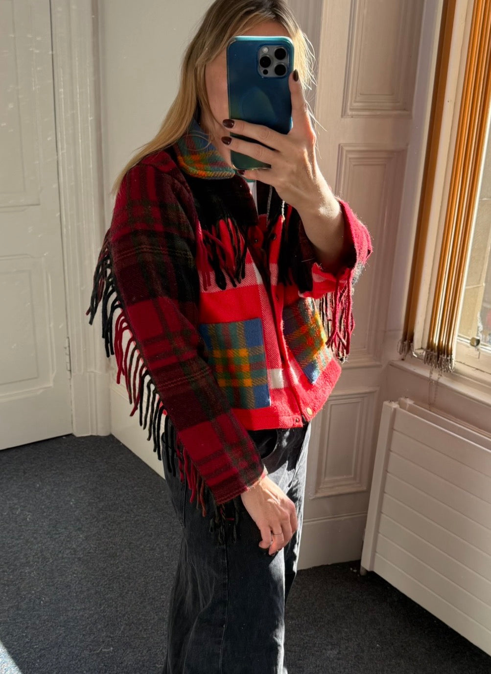 The Ballater reworked tartan jacket (M)
