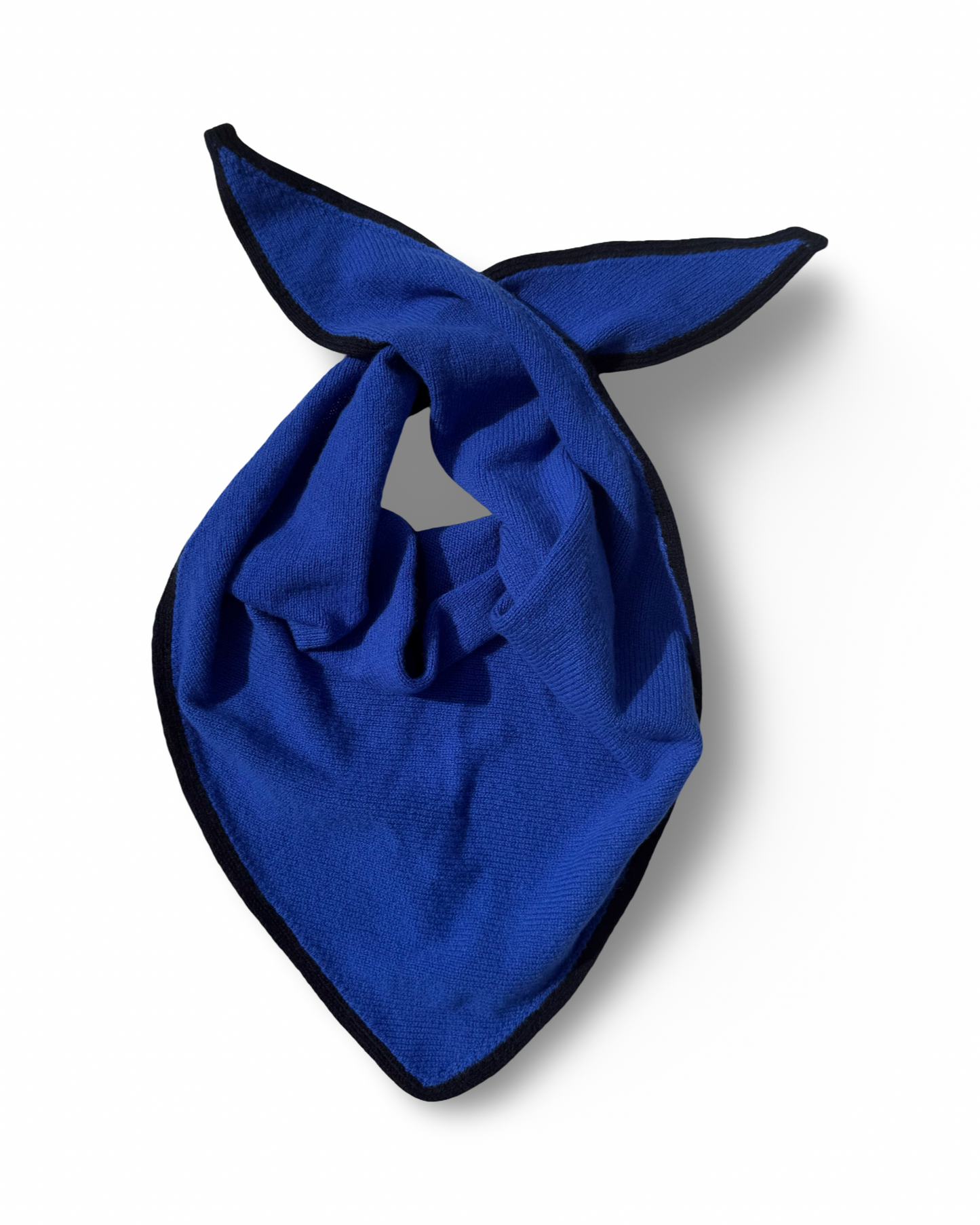 Klein blue ‘Morven’ large Triangle Scarf