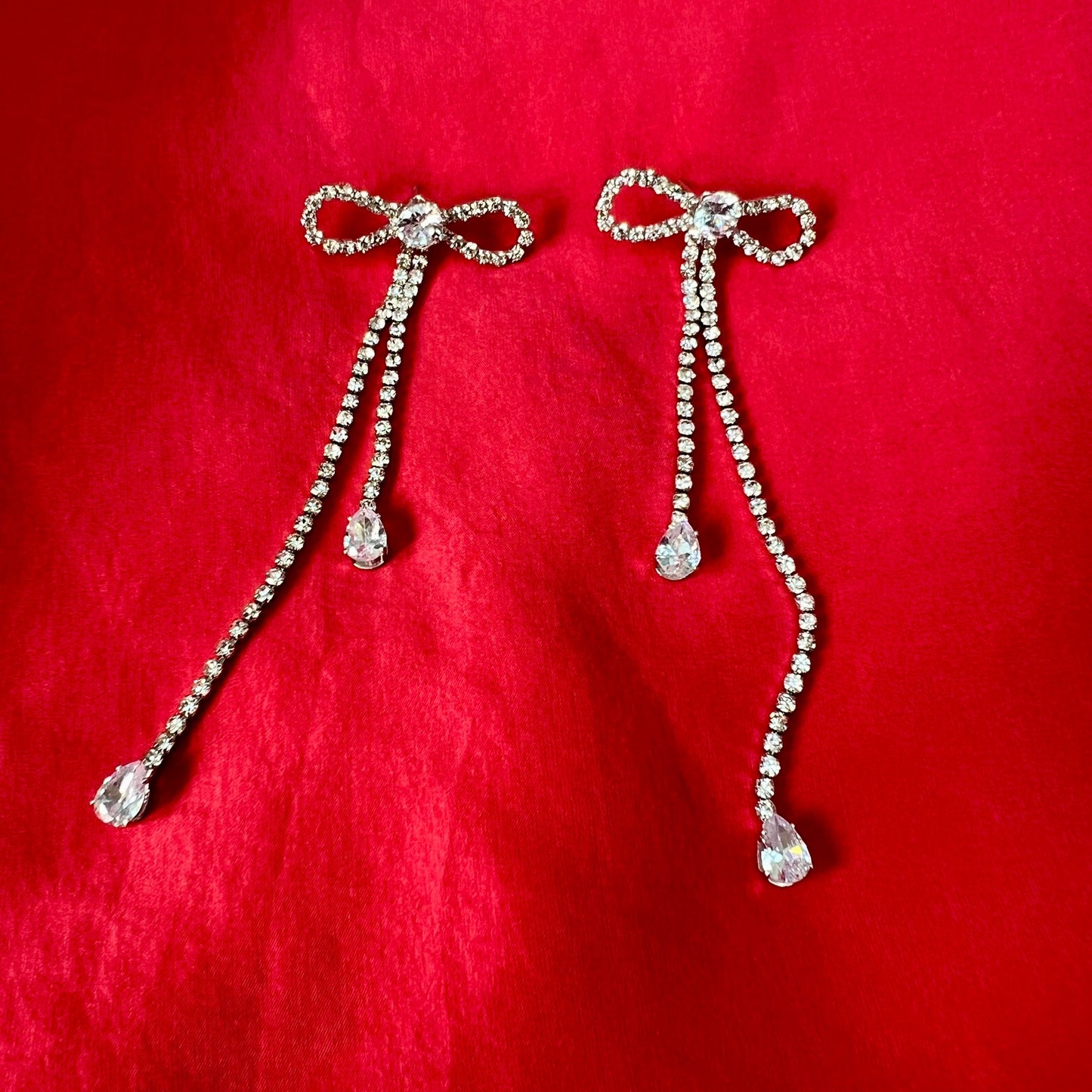 Pre-order Diamanté drop earrings