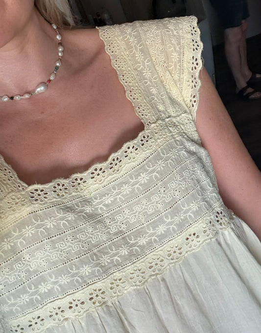 The Zoe dress - butter yellow pre order