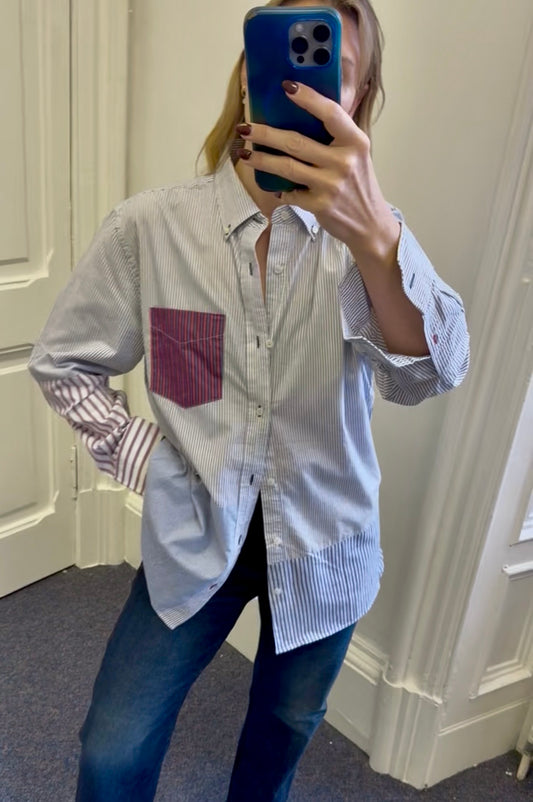 The Bleeker stripe reworked shirt