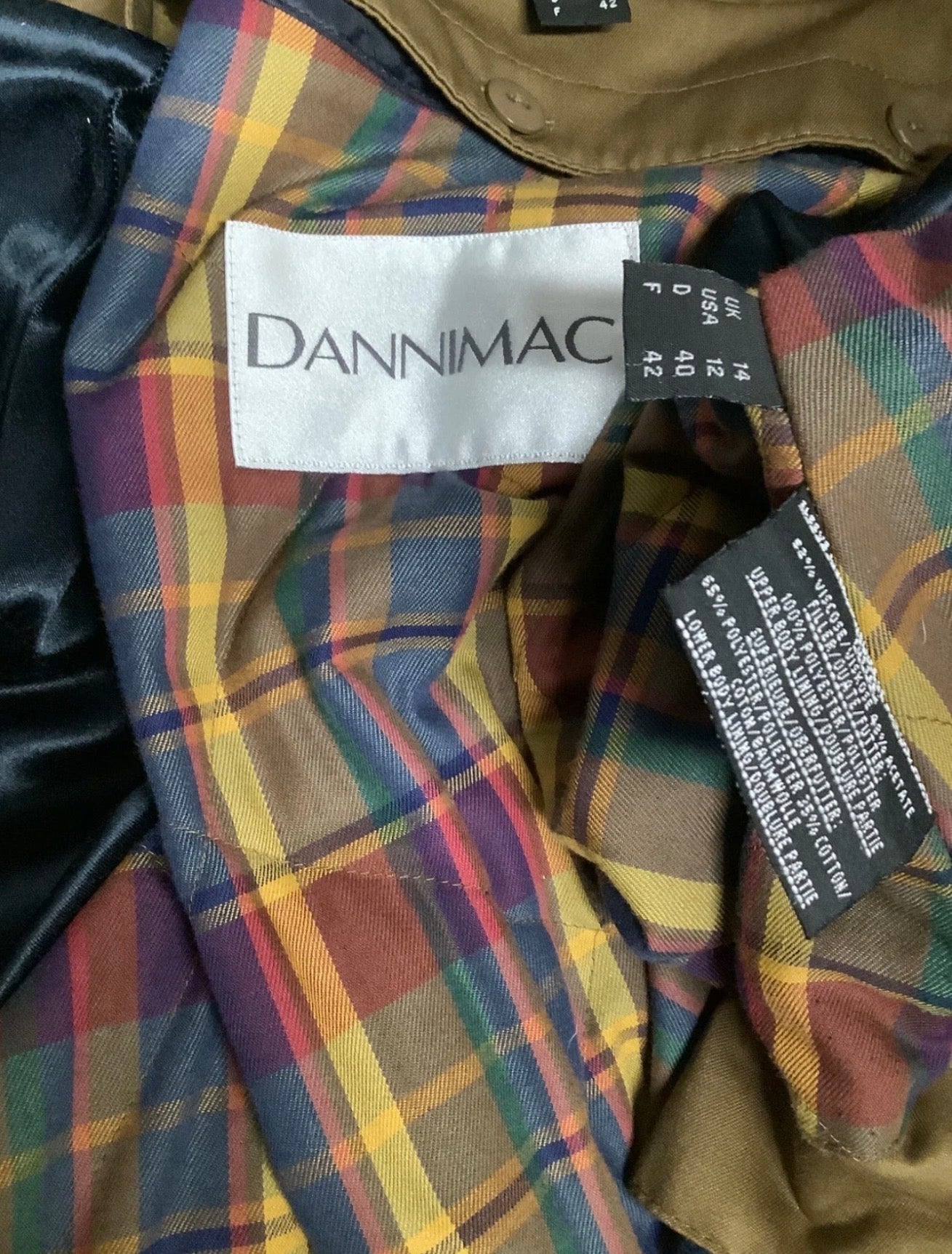 Vintage Dannimac maxi length trench